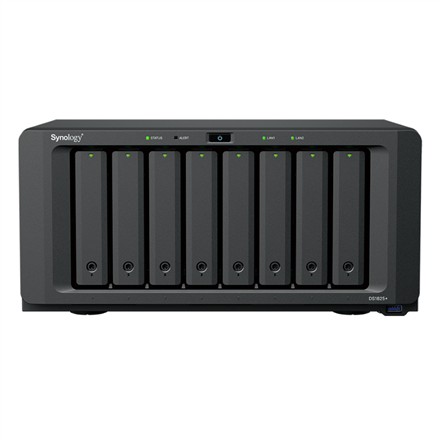 Tinklo duomenų saugykla (NAS) Synology DiskStation  DS1825+  AMD Ryzen  V1500B  8 GB  DDR4  Bl
