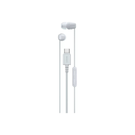 Ausinės Sony Earbuds  IER‑EX15C  Wired  In-ear  Microphone  White