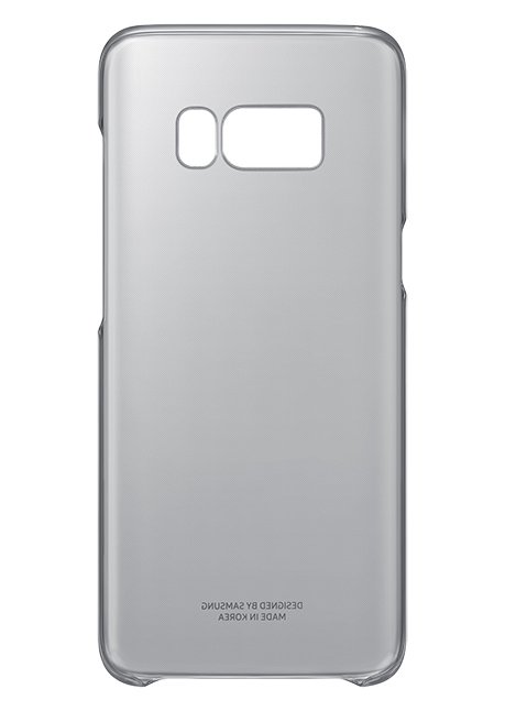 Dėkliukas SAMSUNG Galaxy S8 Plus, nugarėlė, skaidri, juoda