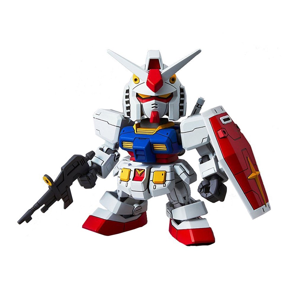 Žaislinė figurėlė - konstruojama robotas Gundam RX-78-2, SD