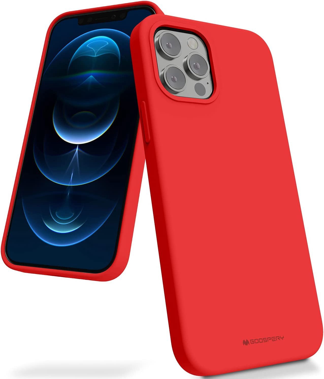 Dėklas Mercury Silicone Case Samsung A325 A32 4G raudonas