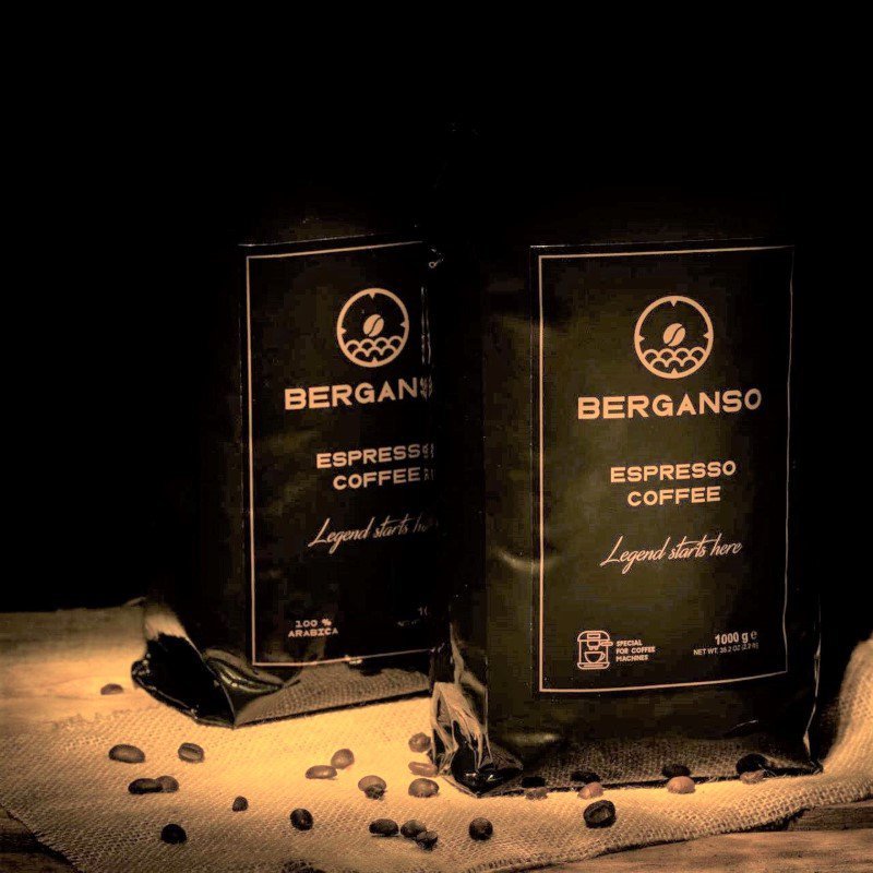 Kavos pupelės Berganso Espresso coffee 100% Arabica, 1kg