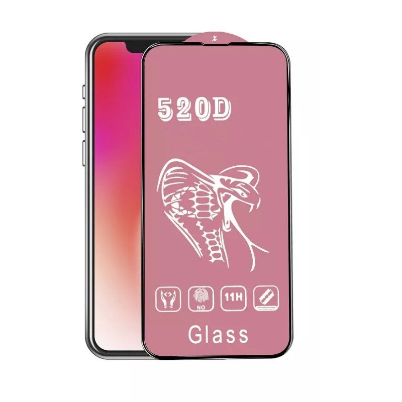 LCD apsauginis stikliukas 520D Samsung G990 S21 FE 5G juodas