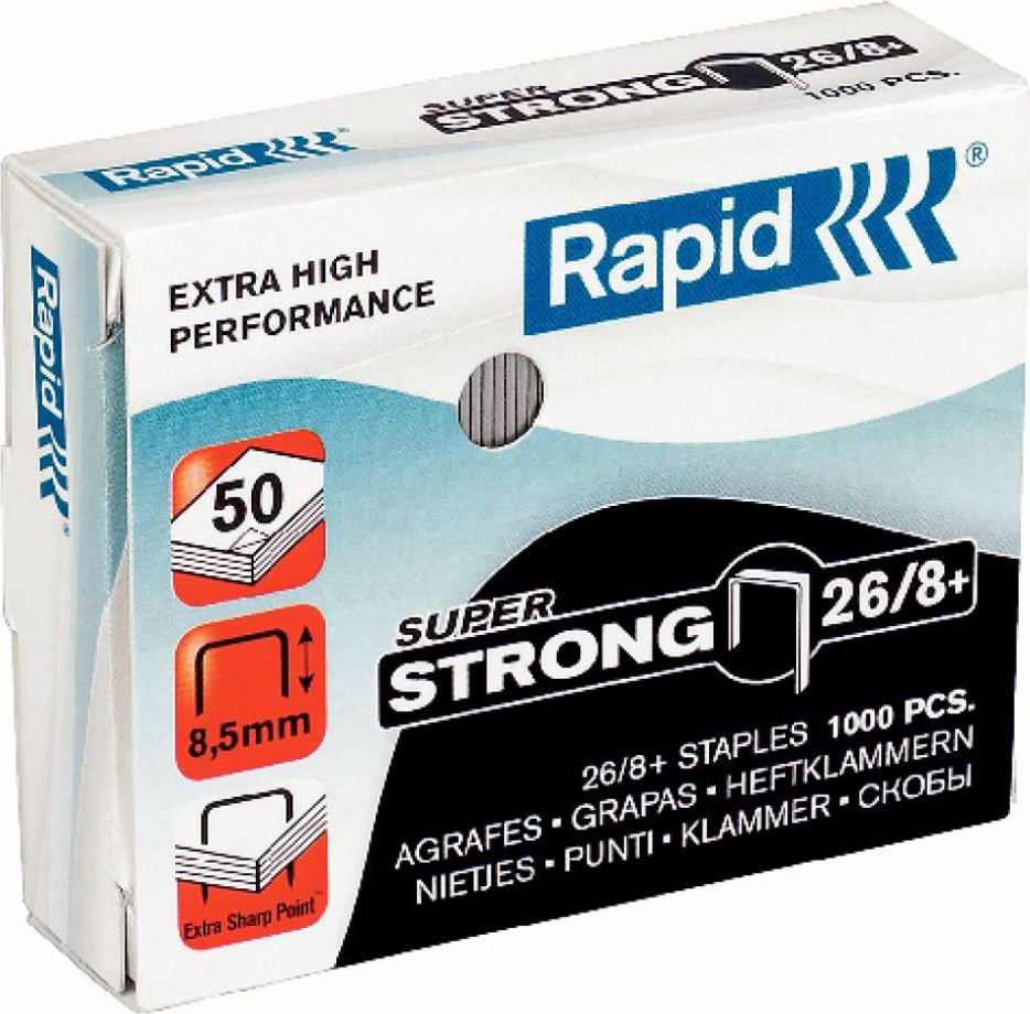Esselte Staples RAPID STRONG 26/8+ 1M (2486160)