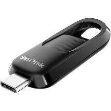 USB raktas SanDisk Ultra Slider USB Type-C Flash Drive, 64GB USB 3