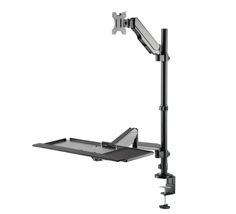 Laikiklis Neomounts Desk Mount  DS90-325BL1 Sit-stand workstation desk  Adjustable Height, Rotate,