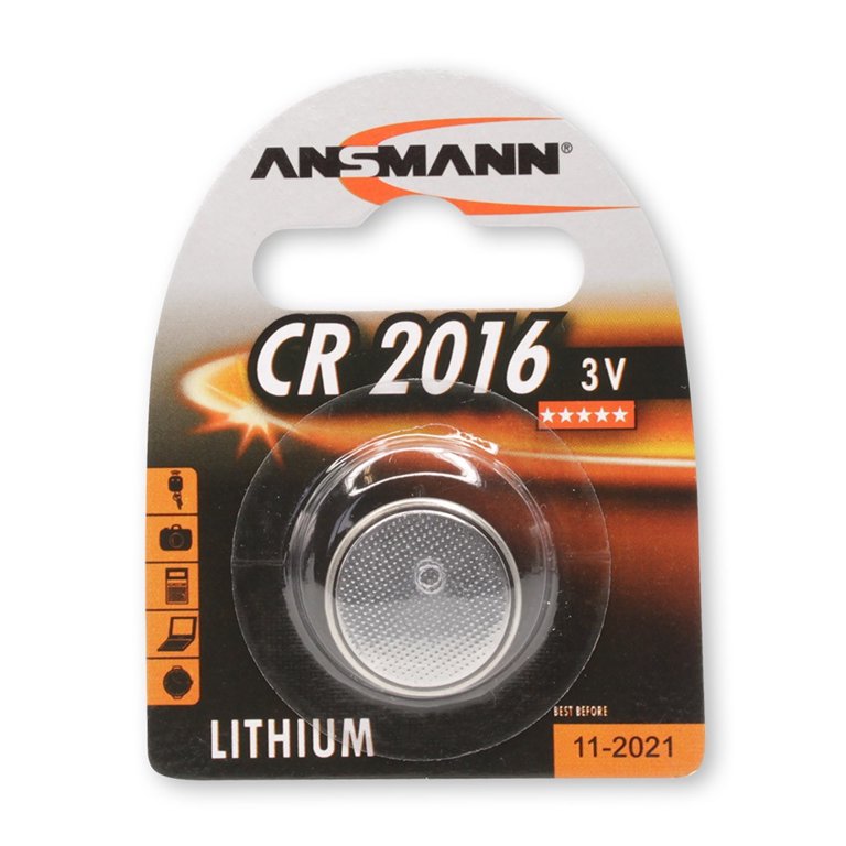 Elementai ANSMANN CR2016, 1vnt., litis, 3V