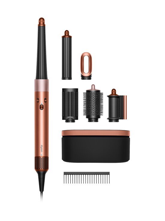 Plaukų formavimo šukos DYSON Airwrap ID Straight+Wavy - Amber Silk/Pink Champagne