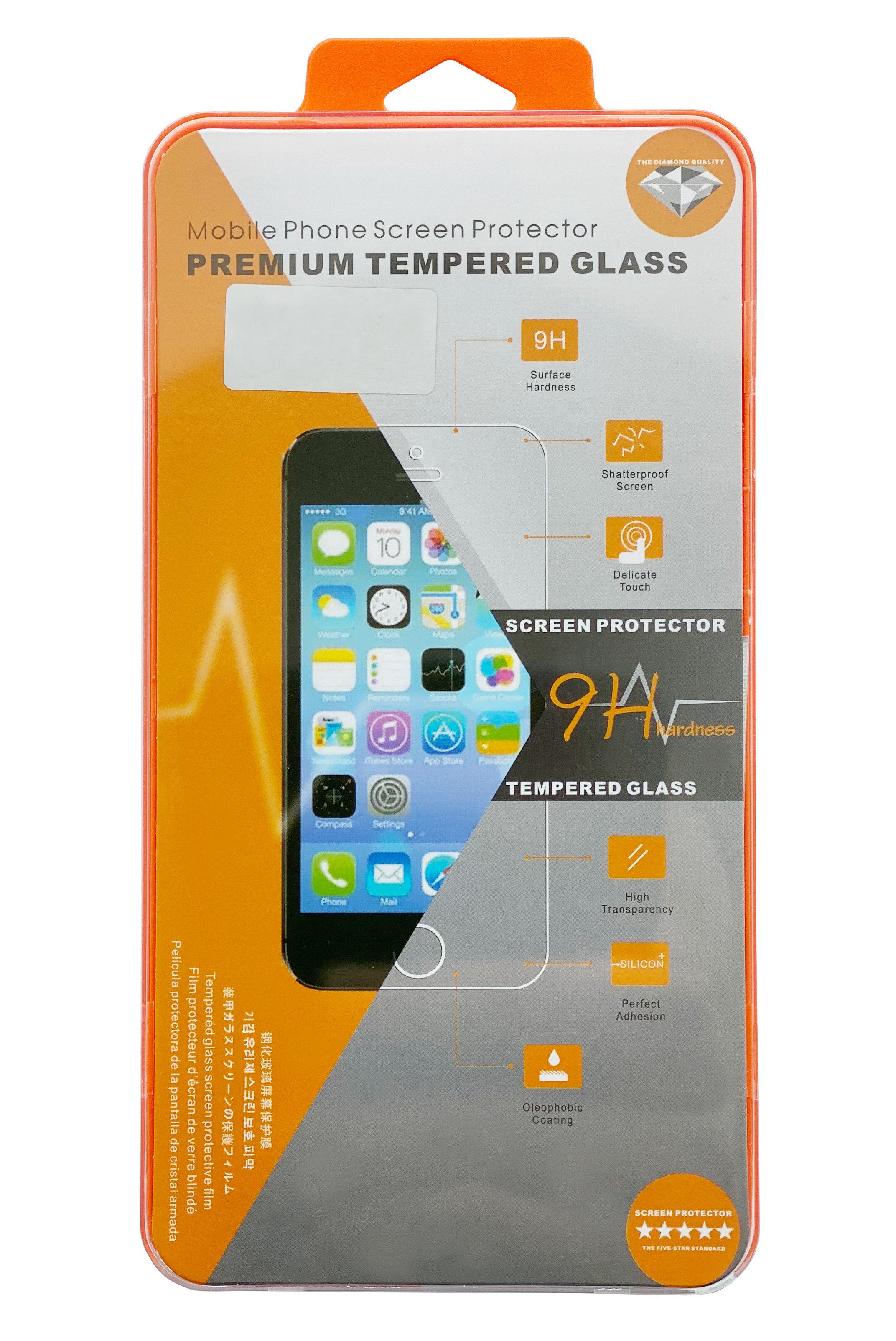 LCD apsauginis stikliukas Orange Samsung A536 A53 5G