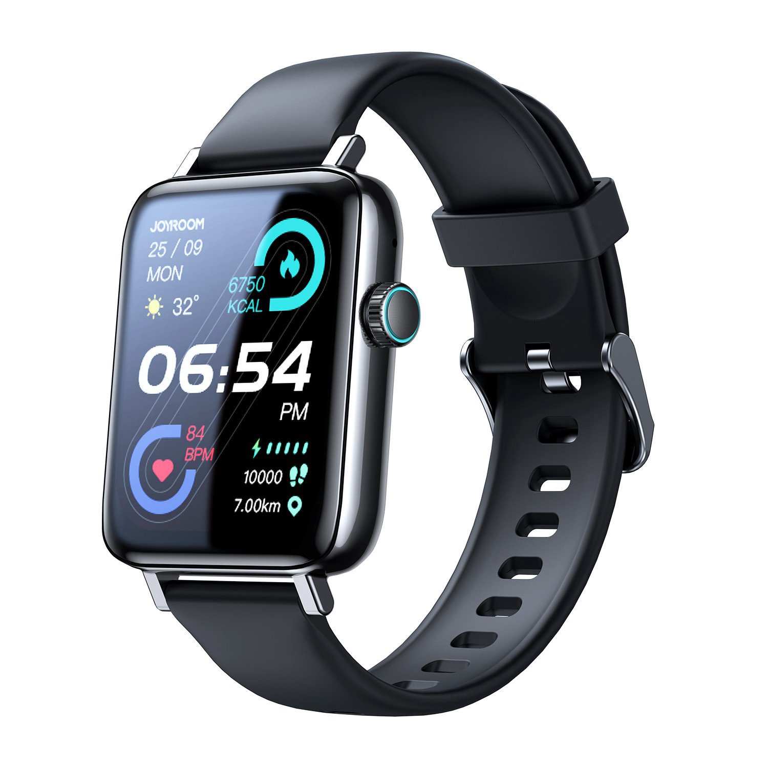 Išmanusis laikrodis Joyroom JR-FT5 Fit-Life Series, juodas