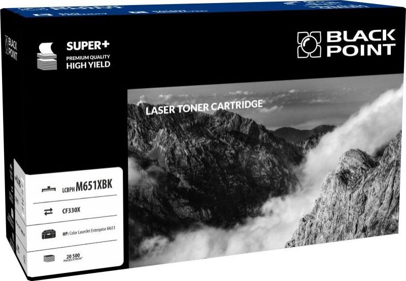 Toner Black Point LCBPM651XBK Black Replacement 654X (BLH651BKBW)
