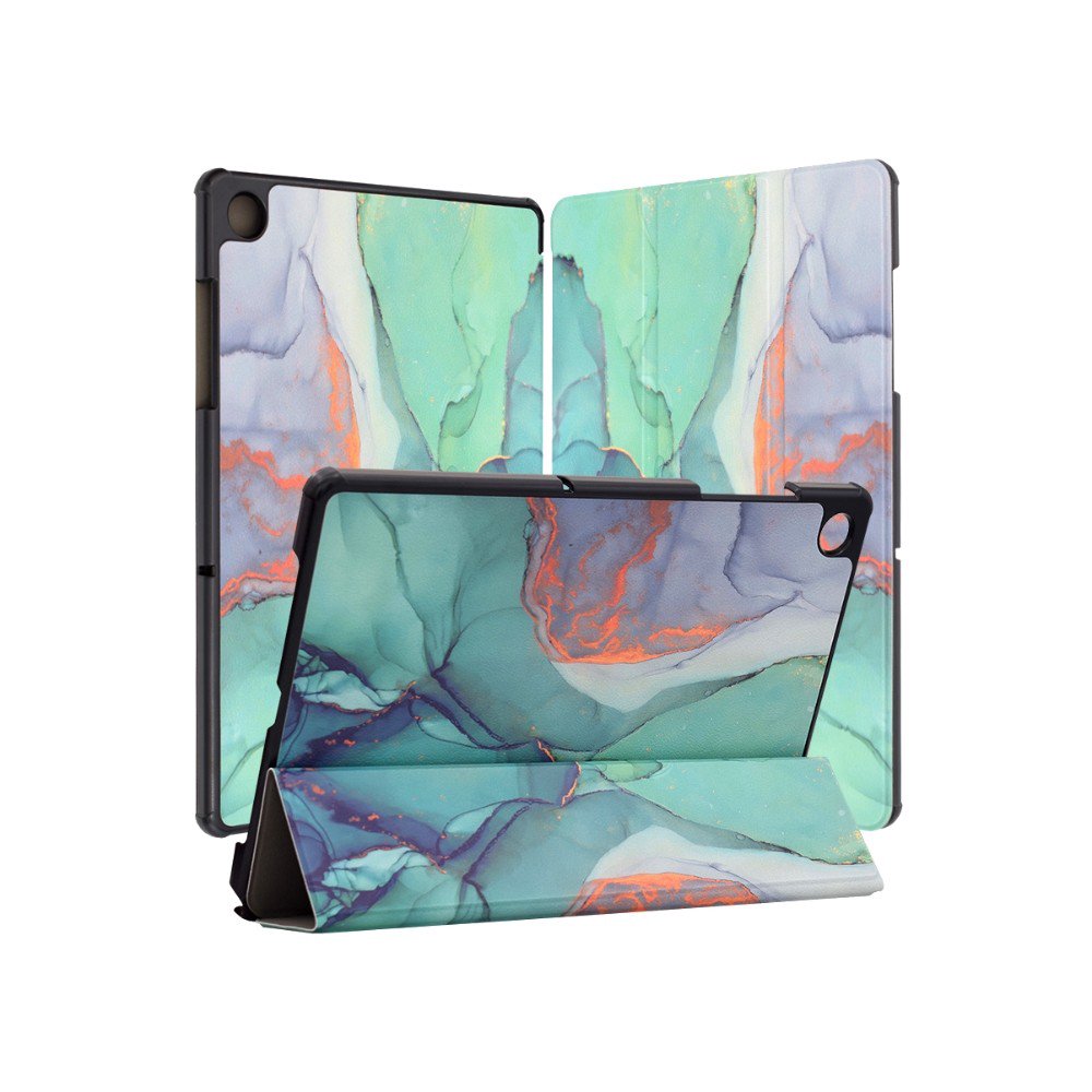 Dėklas Reach Smart Leather Samsung X210/X215/X216 Tab A9 Plus 11.0 marble