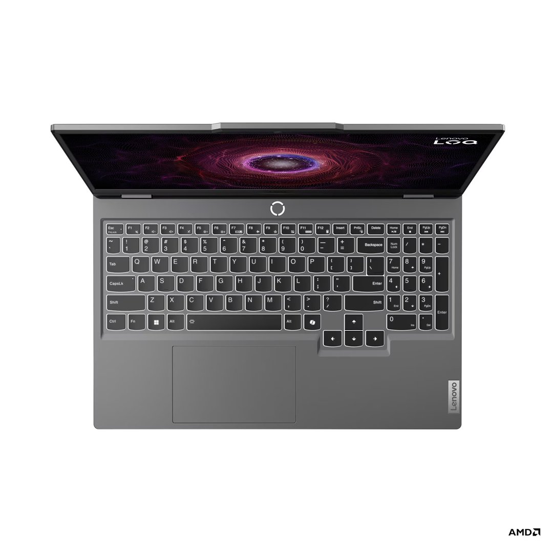 Nešiojamas kompiuteris LENOVO LOQ 15ARP9 Ryzen 5 7235HS/12/512GB SSD/RTX4050/W11H