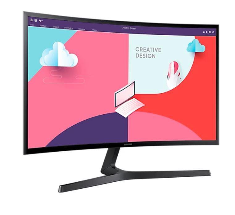 Monitorius SAMSUNG LS27C366EAUXEN,27" Curved Black