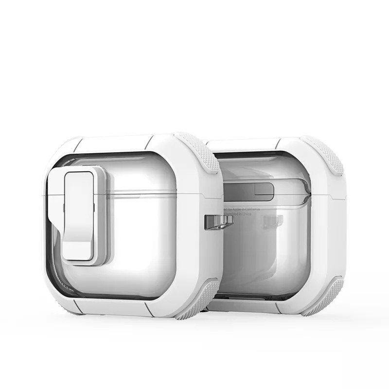 Dėklas Dux Ducis PECN Apple AirPods 4 baltas