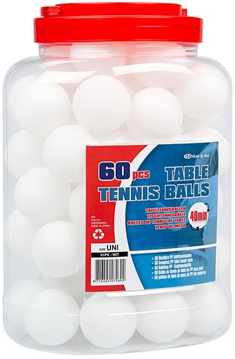 Stalo teniso kamuoliukai Get&Go 61PK,60vnt
