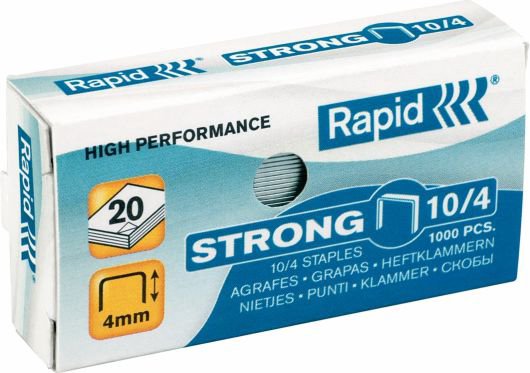 Rapid Strong Staples 10/4, 1000 pcs (10K257L)
