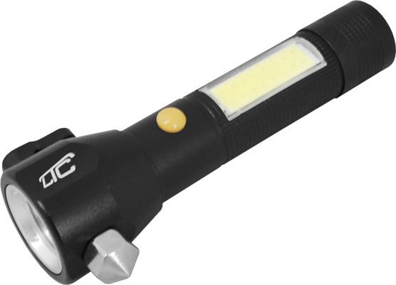Flashlight LTC LTC LED LED COB 6W/3W aku manual evacuation flashlight. 6800mAh dir.mini USB NEW.