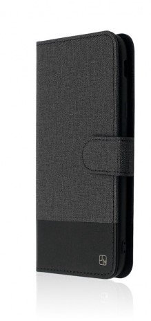 Dėkliukas JUST MUST Galaxy A3 (2017), Taylor, knygutė, juoda