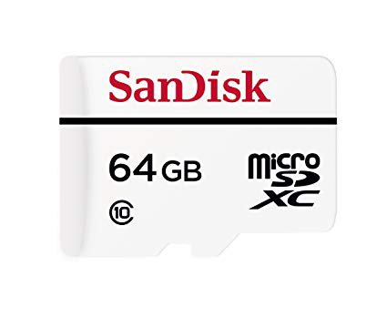 Atm.kort. SANDISK  High Endurance Cl.10 64GB Full HD
