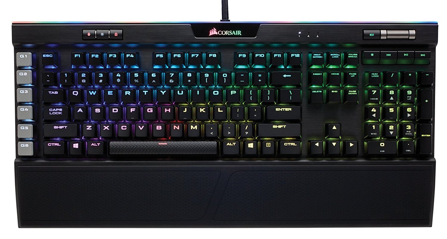Žaidimų klaviatūra Corsair Gaming K95 RGB Platinum - Cherry MX Speed