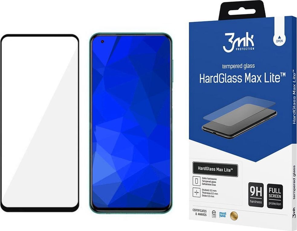 3mk HardGlass Max Lite do Xiaomi POCO X3 Black