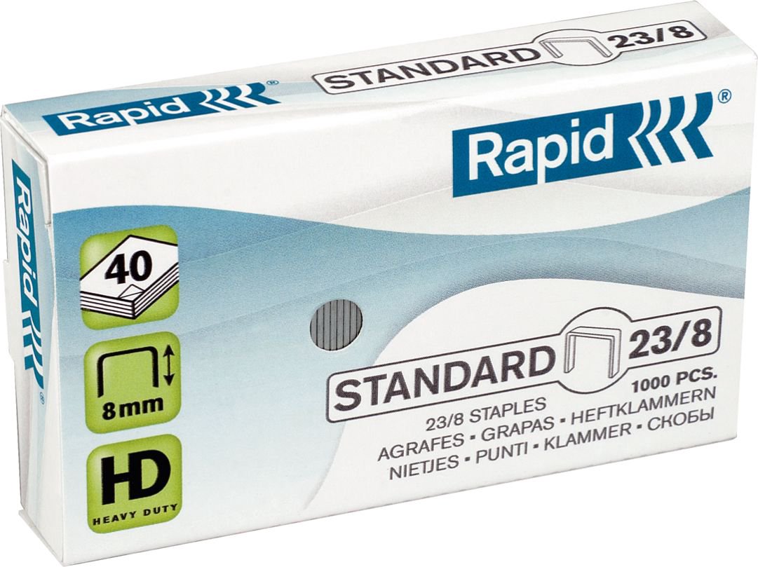 Rapid Staples Standard 23/8 1000 pcs.