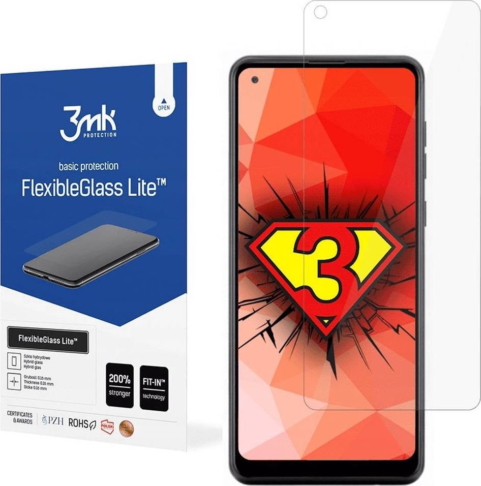 3MK Hybrid glass XIAOMI REDMI 9 3mk Flexible Glass Lite thin (0.16mm)