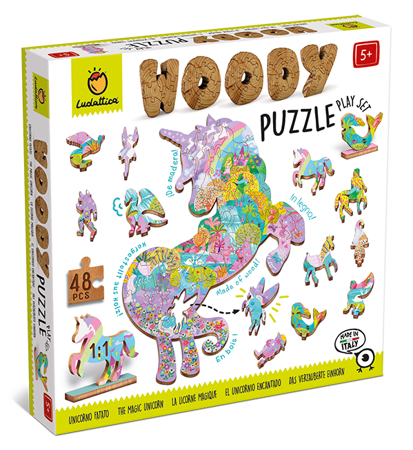 Medinė dėlionė Ludattica "Nuostabus kraštovaizdis", 5+