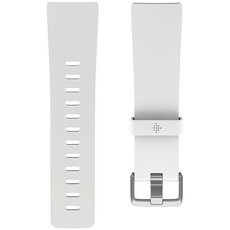 Dirželis FITBIT VERSA, išmaniajam laikrodžiui, klasikinis, baltas, L dydis