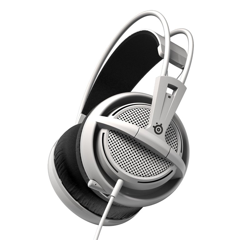 Ausinės SteelSeries Siberia 200, su mikrofonu, Baltos