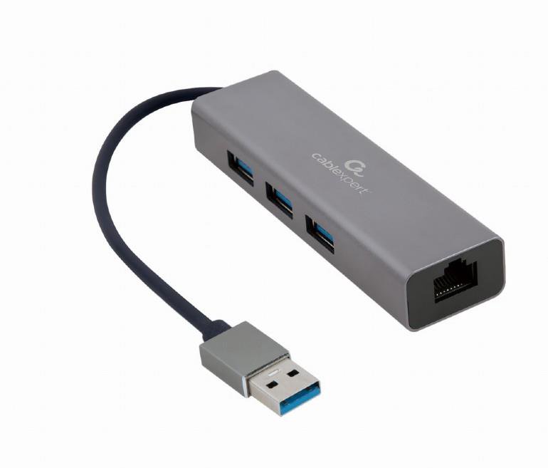 Adapteris GEMBIRD A-AMU3-LAN-01