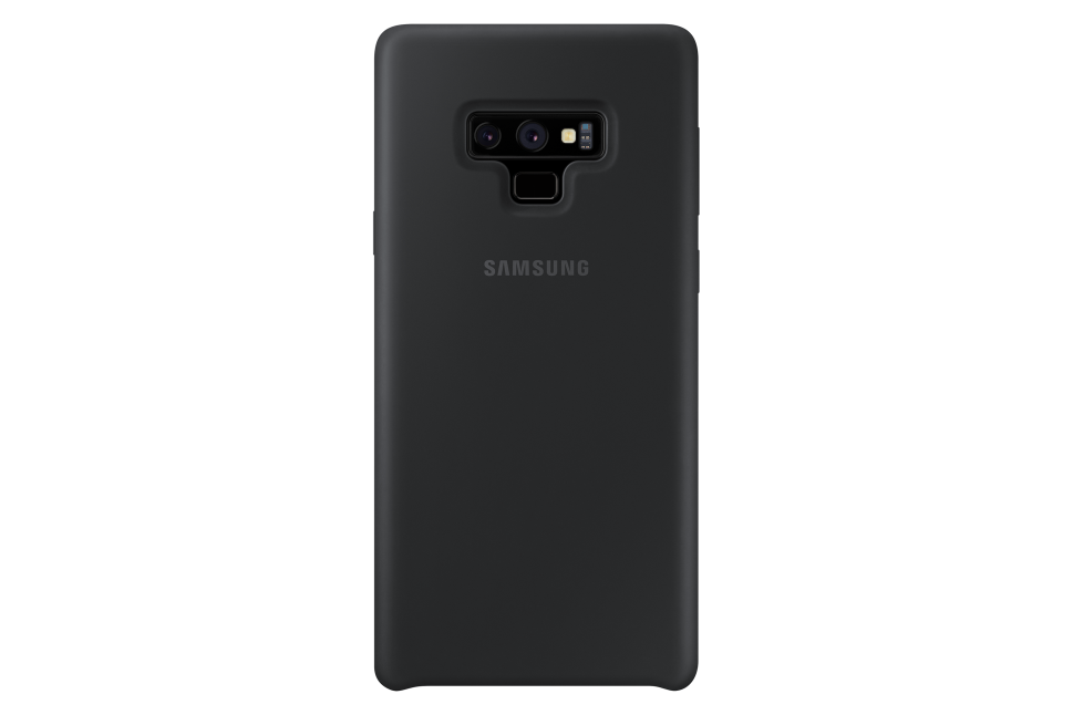 Dėkliukas SAMSUNG Note 9, nugarėlė, silikoninis, juodas