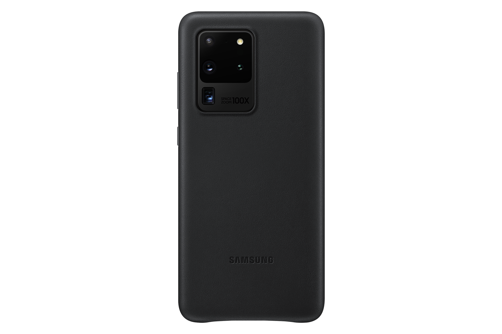 Dėkliukas SAMSUNG Galaxy S20 Ultra nugarėlė, odinė, juoda