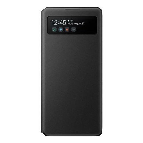Dėkliukas SAMSUNG Galaxy S10 Lite (2020) S View, knygutė, juodas