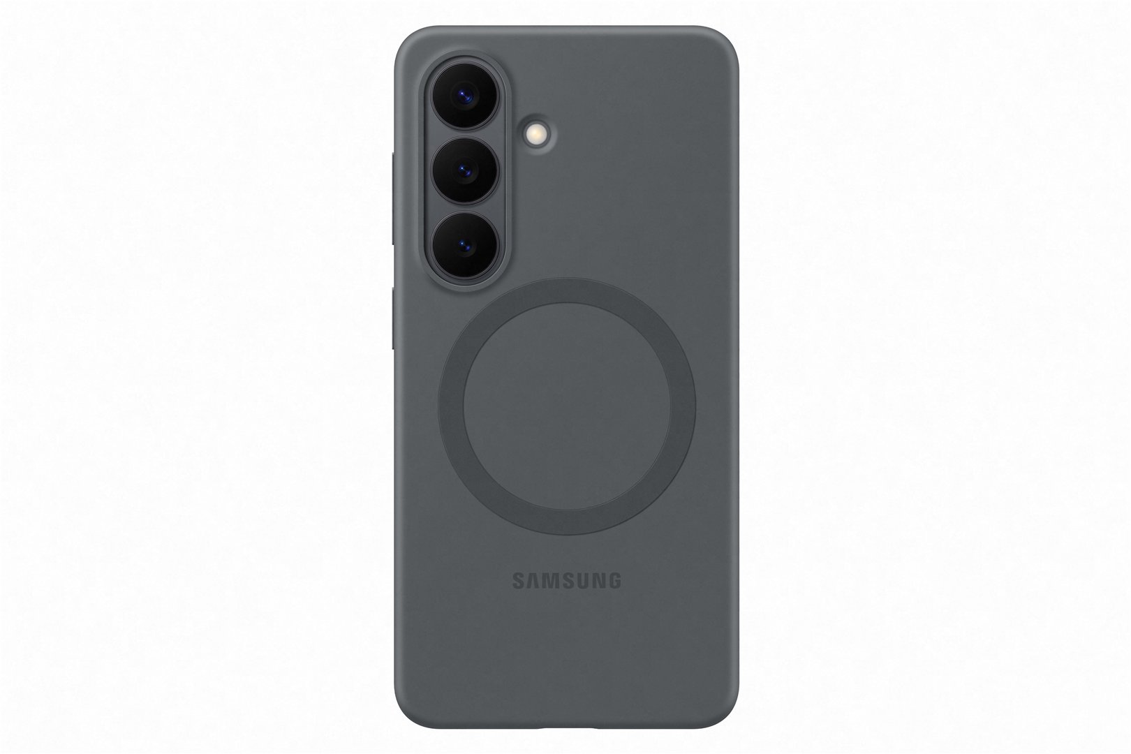 Dėkliukas Samsung Galaxy S26, Magnet, nugarėlė, silikoninis, juoda