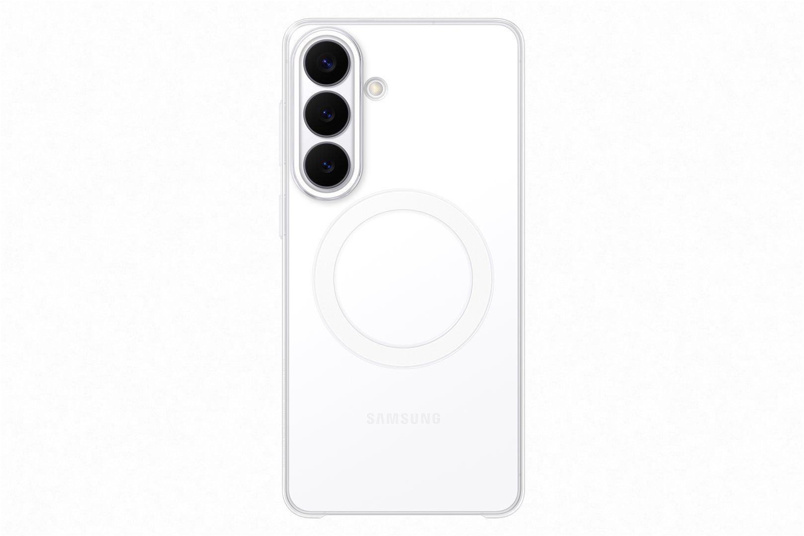 Dėkliukas Samsung Galaxy S26+, Clear Magnet, nugarėlė, skaidri