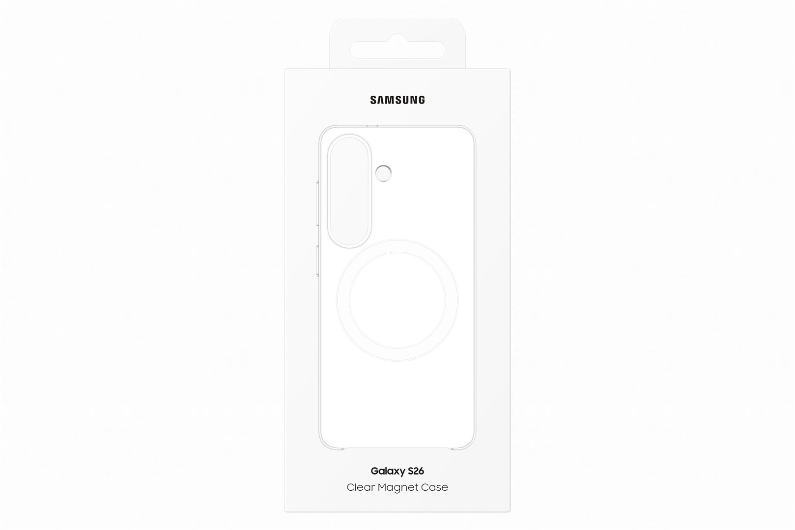 Dėkliukas Samsung Galaxy S26, Clear Magnet, nugarėlė, skaidri