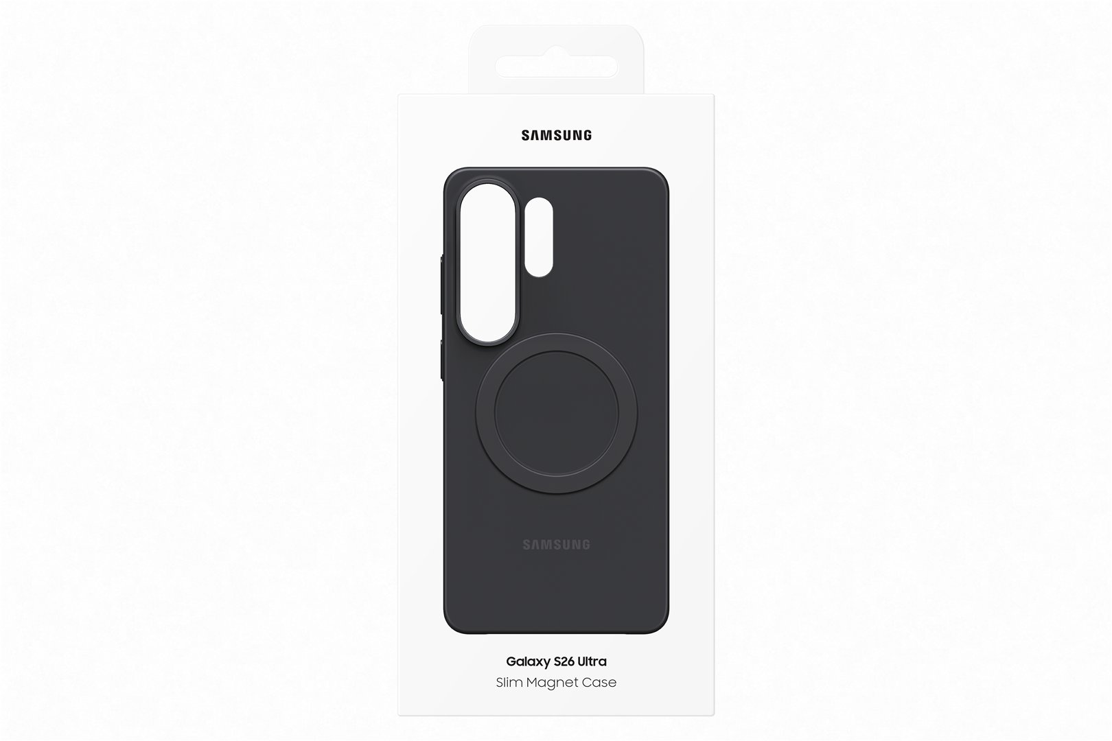 Dėkliukas Samsung Galaxy S26 Ultra, Slim Magnet, nugarėlė, juoda