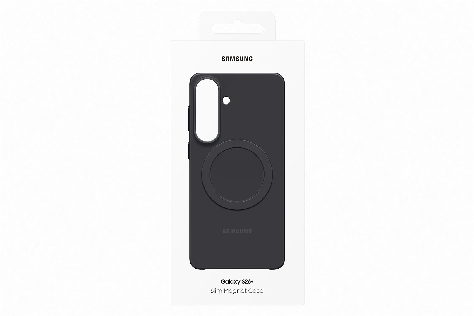 Dėkliukas Samsung Galaxy S26+, Slim Magnet, nugarėlė, juoda