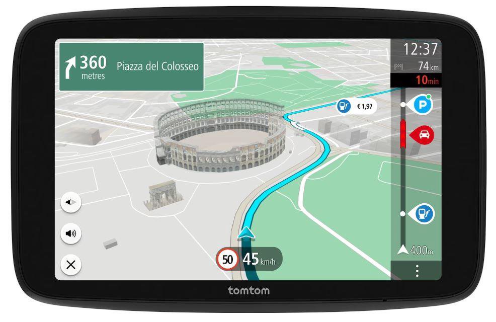 World Map Device GPS device with a 7