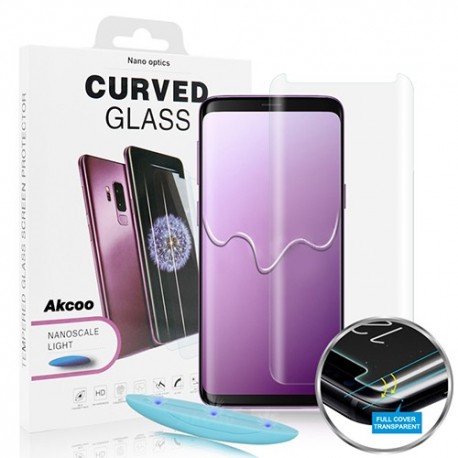 Stikliukas Samsung Galaxy Note 9 (su silikoniniais klijais)