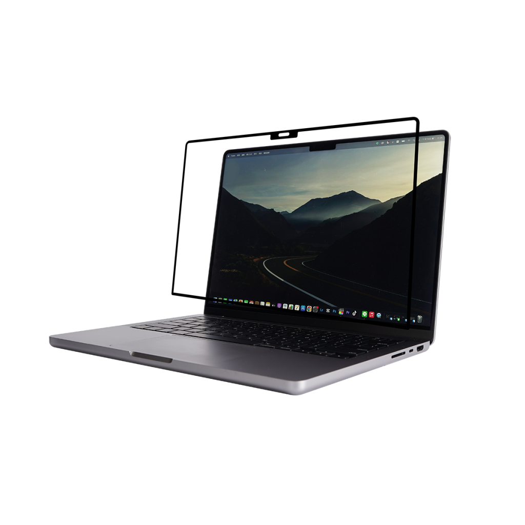 Apsauginė ekrano plėvelė Moshi iVisor AG for MacBook Pro 14 (M1 2021)-Black (Clear/Matte)