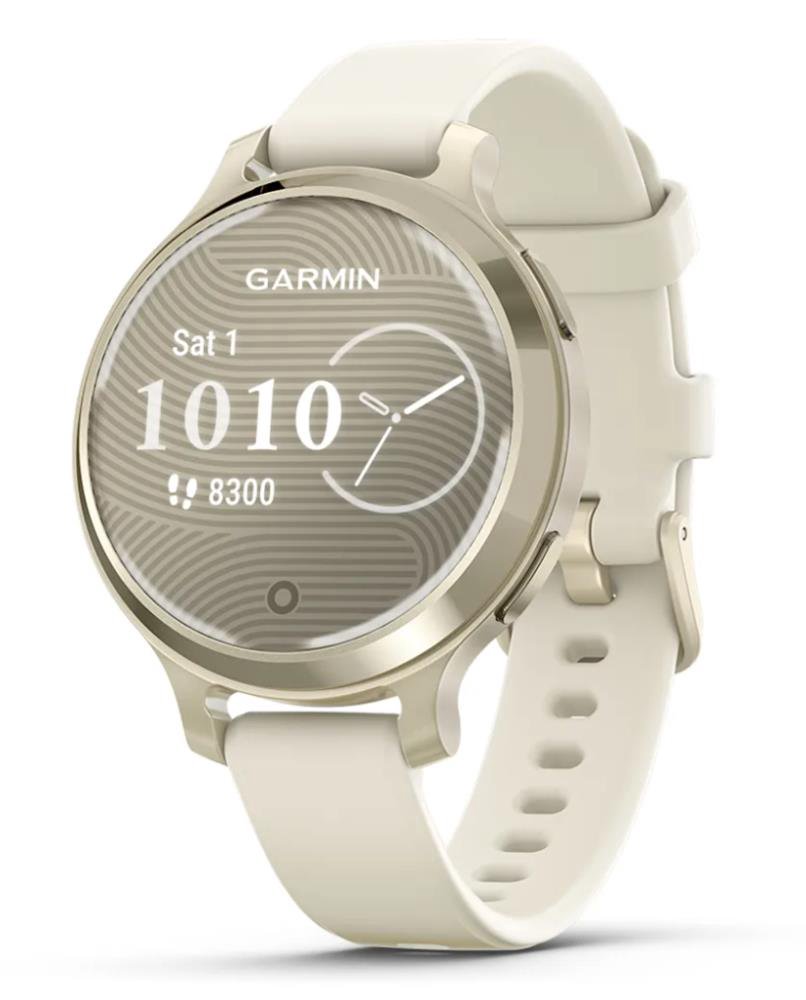 Sportinis laikrodis GARMIN Lily 2 Active, Lunar Gold/Bone Silicone Band