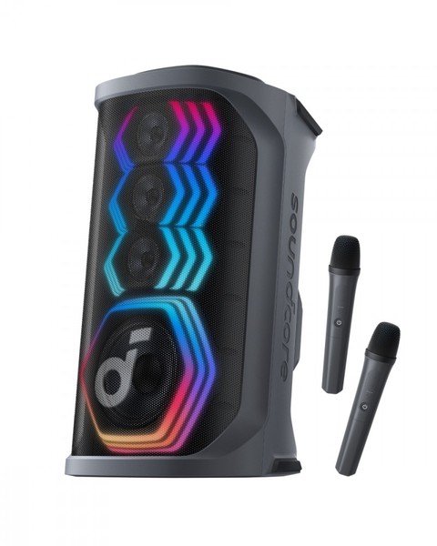 Kolonėlė Anker Soundcore Rave 3S AI Karaoke party + 2 mikrofonai