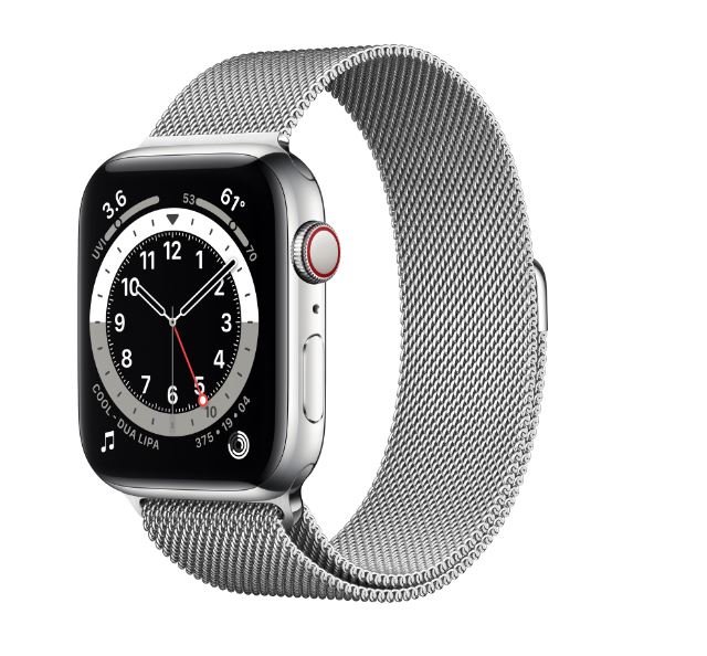 Išmanusis laikrodis APPLE Watch 6 GPS + Cellular, 44mm Silver 