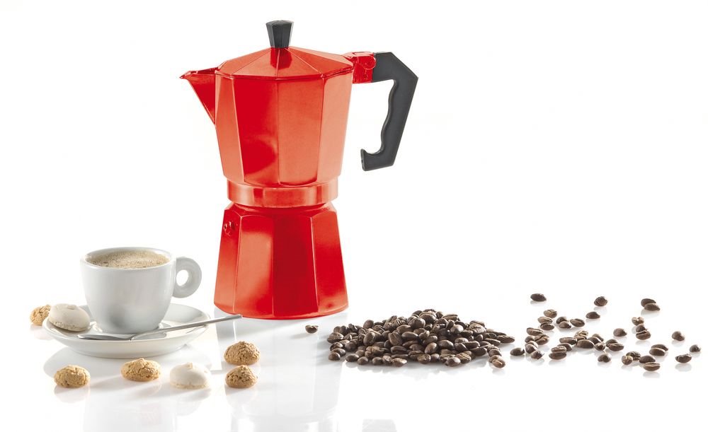 Kavinukas Espresso Italiano Rosso, 6 puod., raudonas