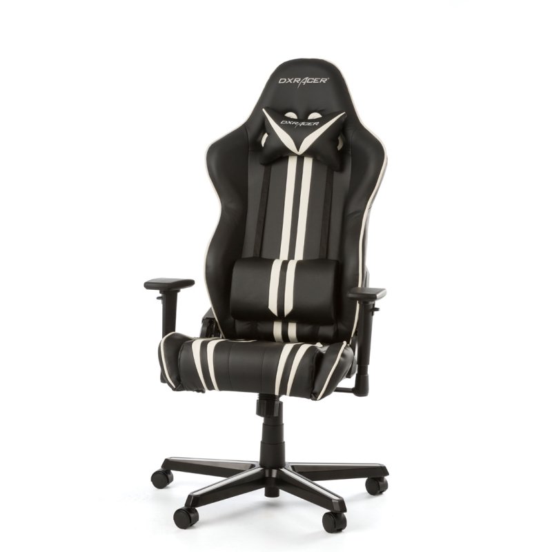 Žaidimų kėdė DXRacer RACING R9-NW, juoda/balta