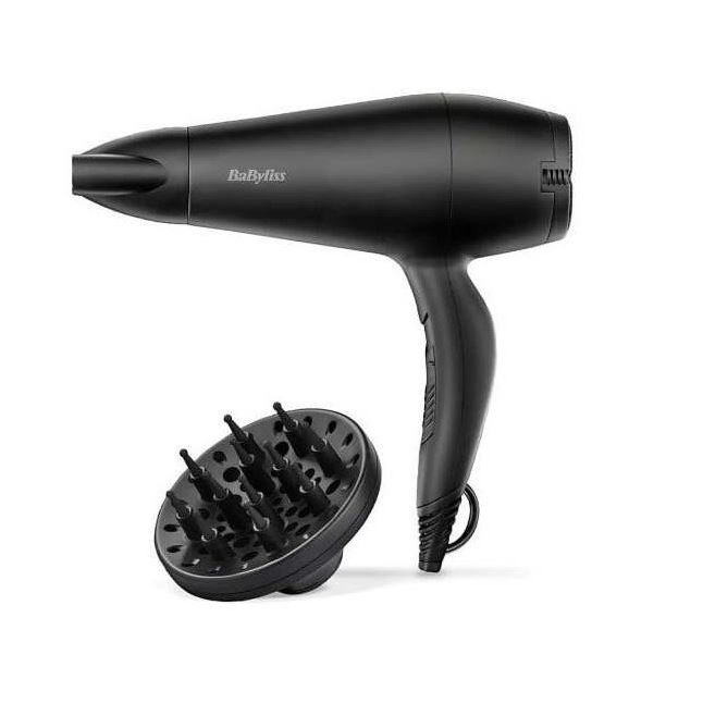 BaByliss D215DE plaukų džiovintuvas 2000 W Juoda