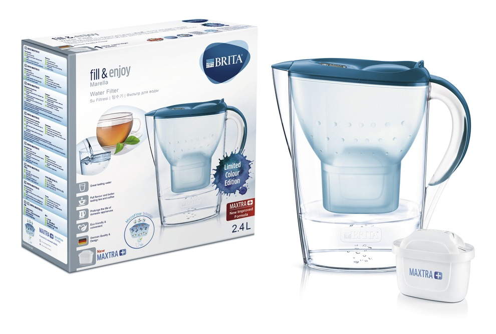 Vandens filtras BRITA Marella BASIC 2,4L, mėlynas